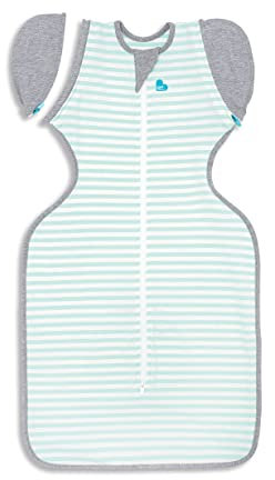 Love To Dream Übergang Pucksack, Baby Schlafsack, XL (11-14kg), ideal für Moderate Temperaturen 20-24°C, Arme hoch, zweiweg-Reißverschluss für einfaches Windelwechseln, abzippbare Flügel, Rosa