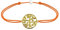 LES POULETTES BIJOUX - Bracelet Lien Arbre de Vie Plaqué Or - Orange