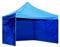 Bastionshop - Pavillon Zelt, Faltpavillon, Partyzelt, Grillpavillon mit Rahmen aus Stahl - Marktstand ideal für Märkte, in 60 Sekunden gebaut - für Freien, Garten, Party, Hochzeit - 2x2m - Blau