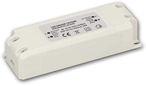 world-trading-net - LED Transformator WTN-D24 0-24W 12V, 120x28x42mm, LED Driver, Konstantspannungs-Netzteil, Trafo 12 Volt, Vorschaltgerät, EVG, LEDs Drossel, Treiber stabilisiert, 24 Watt