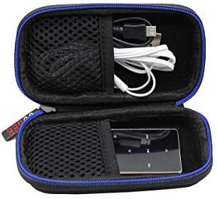 GUBEE Portable Dur Rouge Voyage Cas Sac étui pour Lecteur MP3/MP4 Bluetooth,Lecteur MP3 AGPTEK/BENJIE/MYMAHDI/HOLALEI Et Autres