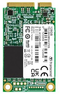 Transcend 128GB MSA370S SATA III 6Gb/s mSATA interne SSD MLC NAND - TS128GMSA370S