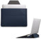 MOFT Laptoptasche Hülle & Laptop Ständer für 15-16 Zoll Laptop, Vegan Leder Laptoptasche mit Erweiterbarem Stauraum, 2 Verstellbare Winkel, Kompatibel mit MacBook Air/Pro 15-16 Zoll, Tiefes Blau