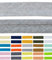 Roban Fashion BaumwollJersey Jersey Schrägband Baumwoll 20mm breit Textilband Blende in 22 Farben