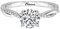 SISGEM Engagement Ring for Women, 1 ct Moissanite Twisting Infinity Pave Solitaire Ring with Platinum Plated for Her, S925 Silver White Gold Jewellery for Ladies Engagement Wedding (Size N)