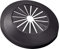uxcell Rohrabdeckung, Dekoration, 15 mm - 45 mm, PP, Heizkörper-Rosette, Wasserrohr-Abdeckung, schwarz, 8 Stück