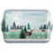Tablett Melamin ca. 21 x 13, Hirsch Winterszene, Deer Winterscene, Kaffeservice, Teeservice
