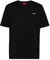 HUGO Mens Dero222 Logo-Print T-Shirt in Cotton Jersey Black