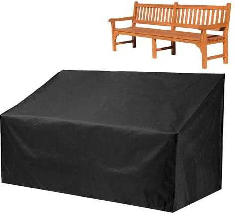 LearnLyrics Gartenbank-Abdeckung, reißfeste Abdeckung, Outdoor-Sitzbezug, Bankschutz, Gartensofa-Möbelschutz für Gartenbank, Sofas und andere Möbel