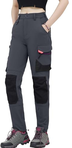 WORK IDEA Damen Slim-Fit Stretch Arbeitshose: Kritische Stoffbereiche aus Cordura – strapazierfähige Eleganz für vielfältige Arbeitsanforderungen.