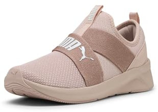 PUMA Women's Softride Harli Slip on Cross Trainer Sneaker, Rose Quartz-Cool Mid Gray, 6 UK