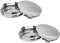 4 Stück Radnabenkappen,Nabendeckel 60mm,Radnabenabdeckung,ABS Radnabendeckel Felgendeckel für Auto Zubehör,Universal Radkappen,Nabenkappen für Vw BMW Mercedes Audi Skoda Alufelgen(OD 60mm ID 56mm)