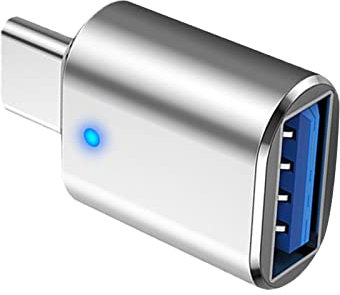 Adaptador USB C a USB para Coche - Convertidor USB C Macho a USB3 Hembra para Carga Rápida y Transmisión de Datos, Compatible Con Portátiles, PC, Cargador