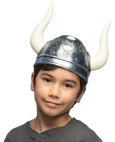 Boland - Wikinger Helm für Kinder, Kopfbedeckung, Accessoire für Kostüme, Karneval oder Mottoparty