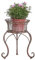 RNNYWDRQ Blumenständer Blumentopfhalter Ausgehöhltes Gestell Retro Schmiedeeisen Blumenregal Pflanzenständer Feste Unterstützung Lagerregale Büro
