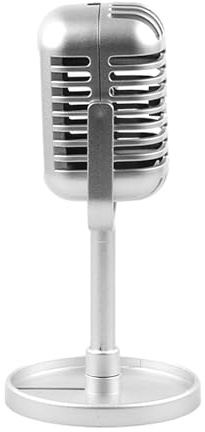 Classic Microphone repllca Prop Stage Use - Fake Microphone | Old Costume
