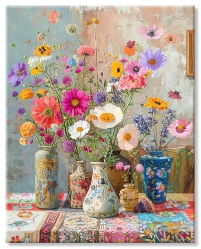 Puzzle 1000 Teile Erwachsene Flowers Klassisches Lernspiel Puzzles, Geschicklichkeitsspiel für Die Ganze Familie, Wunderschönes Dekoration Puzzle und Geschenke 70 X 50cm