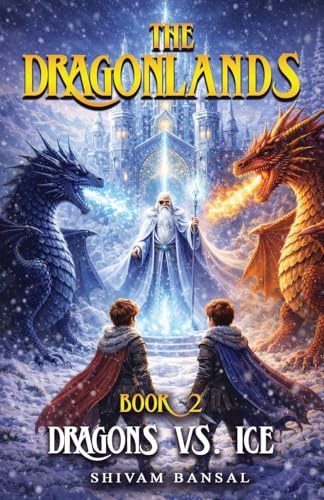Dragons vs. Ice: A Dragon Adventure Chapter Book Series for Kids Ages 8–12 with Epic Quests, Ancient Powers, and Magical Realms (The Dragonlands, Band 2)