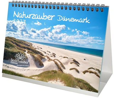 Naturzauber Dänemark DIN A5 Tischkalender für 2027 Natur Reise Land Urlaub - Seelenzauber