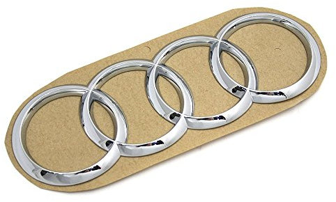 Audi A3 (8 V) portón trasero trasero con logotipo Audi anillos cromados