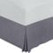 Utopia Bedding Valance Sheet Single - Soft Brushed Polyester - Microfibre - Pleated - Fits Under the Mattress & Down to the Floor - Base Bed Skirt (Grey)