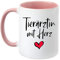 Tassenticker® Tierärztin mit Herz - beidseitig Bedruckt - Tasse - Beruf - Arbeit - Geschenkidee (rosa)