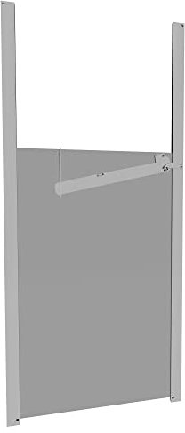 JOSTechnik Gänseklappe Schieber 340 x 550 mm mit Selbstverriegelung für automatischen Klappensteller