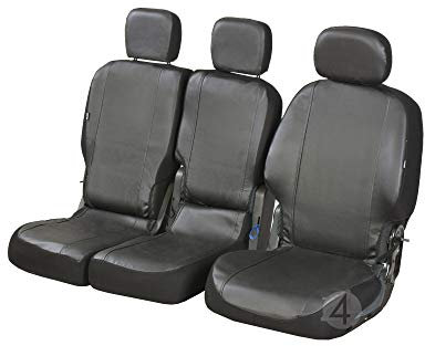 Z4L VIP Passgenau Kunstleder Autositzbezüge (3-plätzige Version) kompatibel mit Berlingo bis 2018