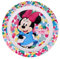 STOR Assiette Disney Minnie Mouse Originale pour Enfants en Plastique de qualité Alimentaire, Passe au Micro-Ondes, Lavable et réutilisable.