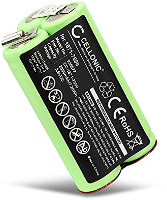 CELLONIC, Batterie pour Rasoir Compatible avec Moser ChromStyle Pro, 1871-7590 (3.6V, 2000mAh)