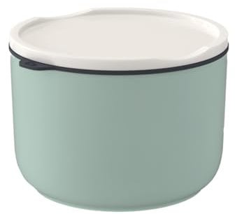 like. by Villeroy & Boch – ToGo & ToStay - Lunchbox, 13x9,5cm, Premium Porzellan, rund, Mintgrün
