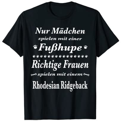 Rhodesian Ridgeback Tshirts - Rhodesian Ridgeback - Fußhupe T-Shirt