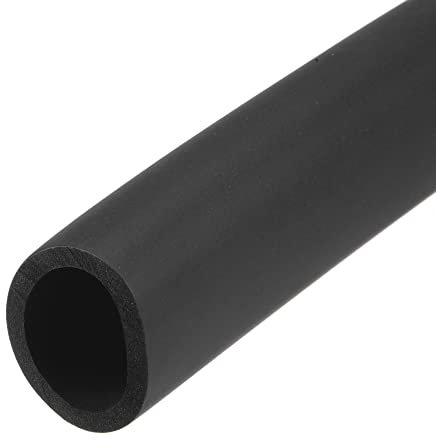 sourcing map Schaumstoffschlauch für Griffstütze, Rohrisolierung, 30 mm Innendurchmesser, 40 mm Außendurchmesser, 1 m Länge, Schwarz