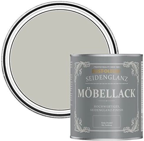 Rust-Oleum Grey Furniture Paint in Satin Finish - Tyne Fog 750ml