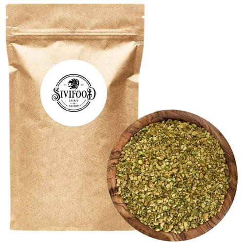 SIVIFOOD Pistazienkerne fein gehackt 1kg Vorteilspack - gehackte Pistazien zum Backen in Premium Qualität naturbelassen ungesalzen unbehandelt vegan Topping für Baklava Kuchen Großpackung 1000g