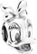 D 26 Charm Daisy, Plata de Ley 925, Compatible con Pulsera Pandora