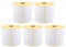 ARLI Thermoetiketten 100 x 150 mm | 5x Rollen (2500 Etiketten) | 500 Stück pro Rolle Kern 25,4 mm Perforiert/Perforation Permanent haftend Thermodirekt Etiketten Versandetiketten für Thermodrucker