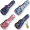 Gitarren-Ukulele-Koffer Gigbag Für Bariton-Ukulele-Guitarlele-Instrument (Color : Blue Flower, Size : 23inch)