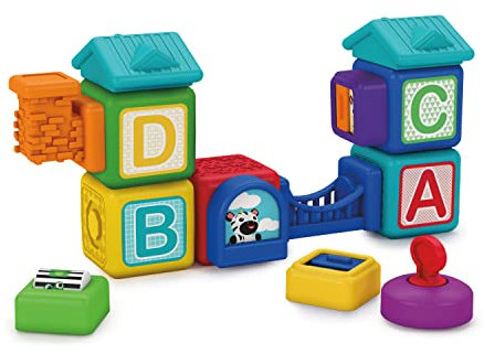 Baby Einstein Cubes magnétiques Connectables Bridge & Learn de Enfants de 6 Mois et Plu, 15 pièces