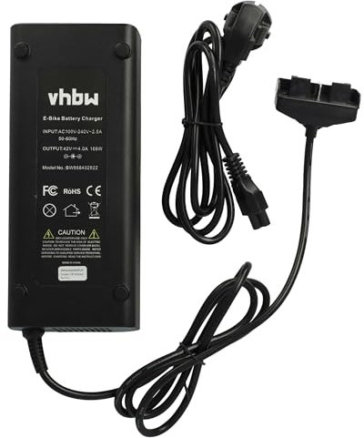 vhbw Chargeur Compatible avec Bosch Powerpack 400, Speed (BDU4XX) 2011/2012 Batteries, vélos électriques, E-Bike - pour Batteries