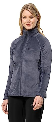 Jack Wolfskin Damen ROTWAND FZ W Fleece-Jacke, Dolphin, S