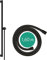 hansgrohe Brausestange Unica S Puro, Duschstange 90cm mit Brauseschlauch Isiflex 160cm und Easy Slide Duschkopfalterung, Mattschwarz
