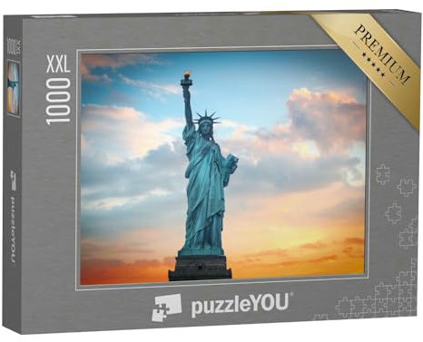 Puzzle 1000 Teile XXL „Freiheitsstatue im Morgenlicht“ – aus der Puzzle-Kollektion Freiheitsstatue