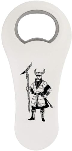'Viking Warrior with Battle Axe' Bottle Opener Fridge Magnet (BO00079220)