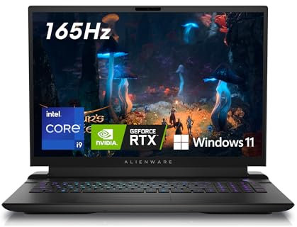 Alienware m18 r2 Gaming Laptop 18 QHD+ 165Hz Display, 14th Gen Intel Core i9 14900HX, NVIDIA RTX 4080 12GB, 32GB DDR5 RAM, 1TB SSD, Windows 11 Home, AlienFX Backlit English-UK Keyboard