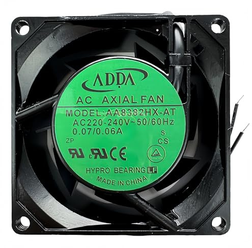 for ADDA AA8382HX-AT 8038 AC Cooling Fan 220V-240V 0.06/0.07A 8CM 80X80X38mm 2-Wire AC AXIAL Fan
