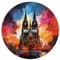 1000-teiliges Puzzlespiel, Kölner Dom, runde Puzzles, für Erwachsene und Jugendliche ab 12 Jahren, schwierige und anspruchsvolle Papppuzzles. Größe: 67,5 x 67,5 cm