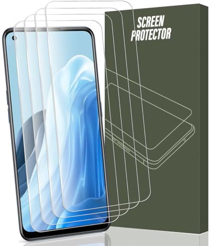 Gelaasso 4 Pièces Verre Trempé pour Oppo Find X5 Lite Protection d'écran, Dureté 9H Glass Anti Rayures - HD Ultra Transparent, film Verre protection Oppo Find X5 Lite