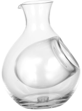 VALICLUD Jarra De Vino Helado De Cristal Transparente Decantador De Licor Para Bar Para Servir Bebidas Frías Fiestas