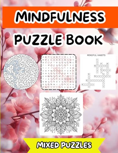 Mindfulness Puzzle Book: Mixed Puzzles